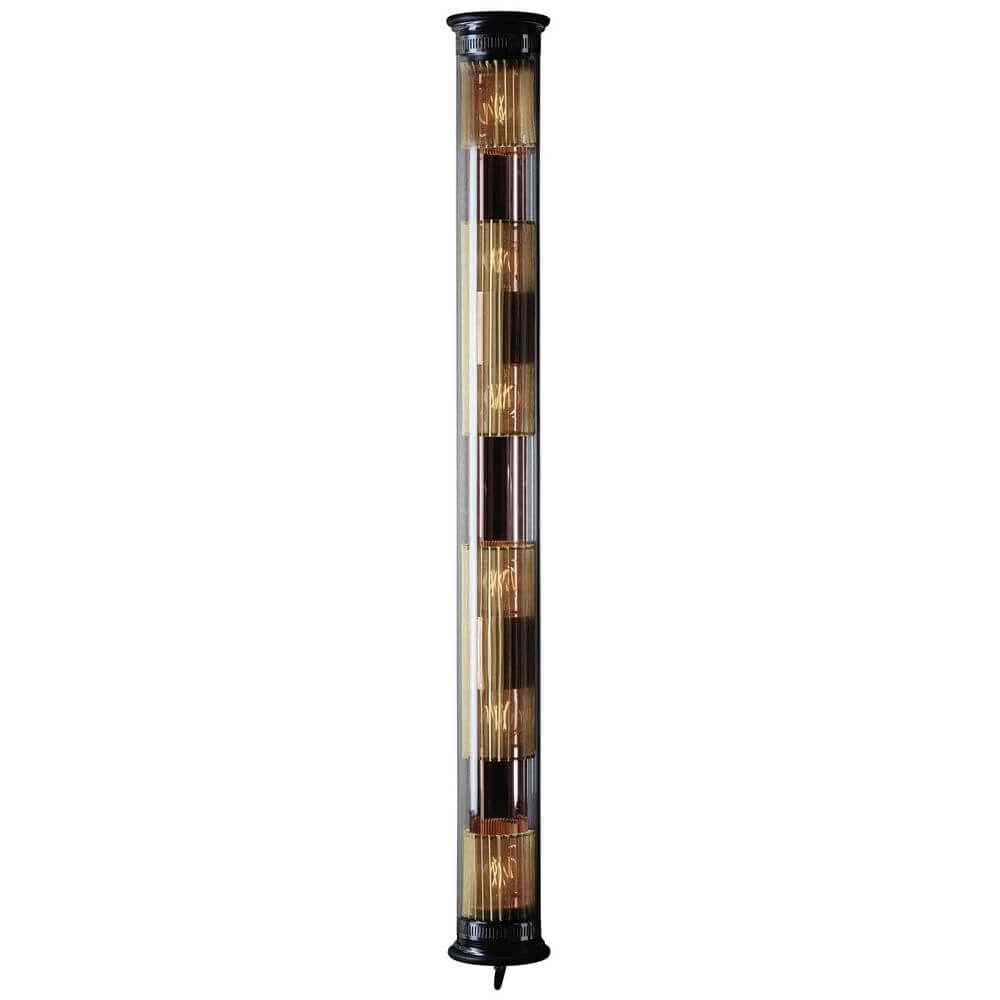 DCWéditions Wandleuchte In The Tube 120-1300 mit sechs Lampen und Borosilikatglas Reflektor.