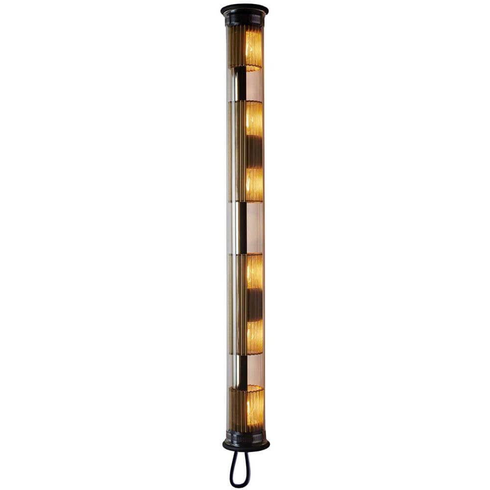DCWéditions Wandleuchte In The Tube 120-1300, lange Röhre mit 6 Lampen und Borosilikatglas Reflektor.