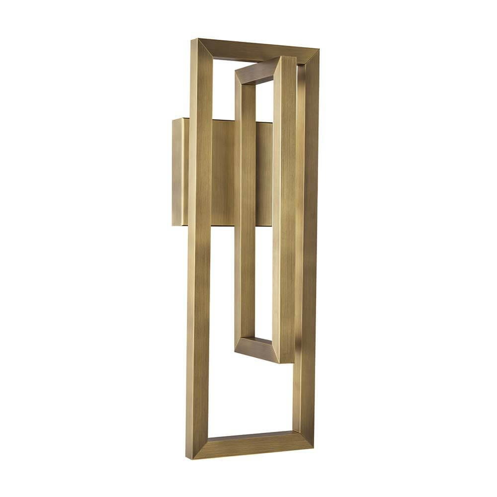 DCWéditions Borely LED Wandleuchte mit geometrischem Design und warmem Licht.