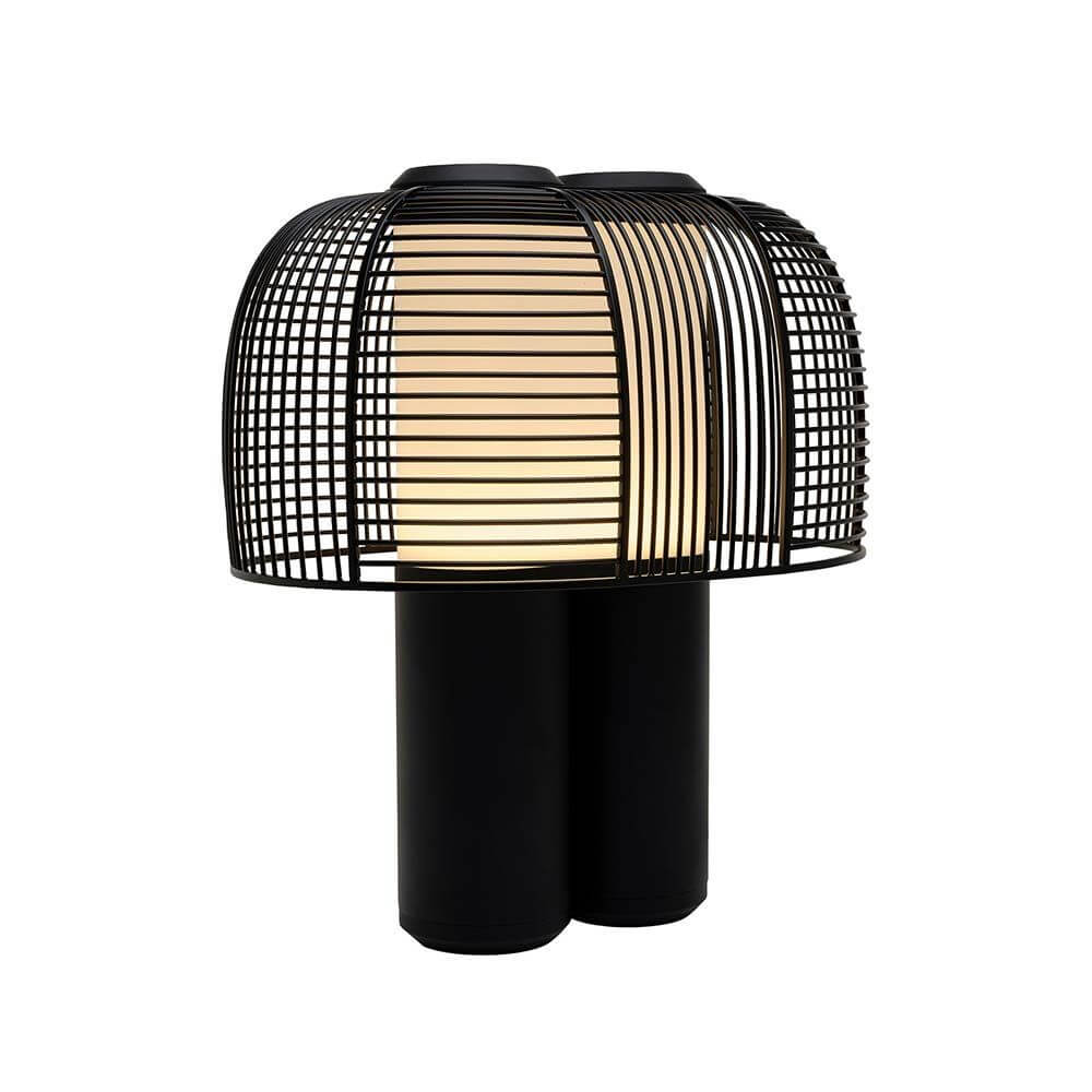 DCWéditions Yasuke LED Tischleuchte mit dimmbaren Licht und modernem Design in Schwarz.