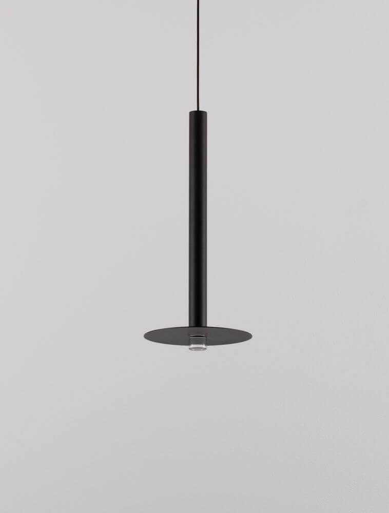Dandia LED Pendelleuchte Ø 16,5cm 3000K Schwarz mit modernem Design und warmem Licht.