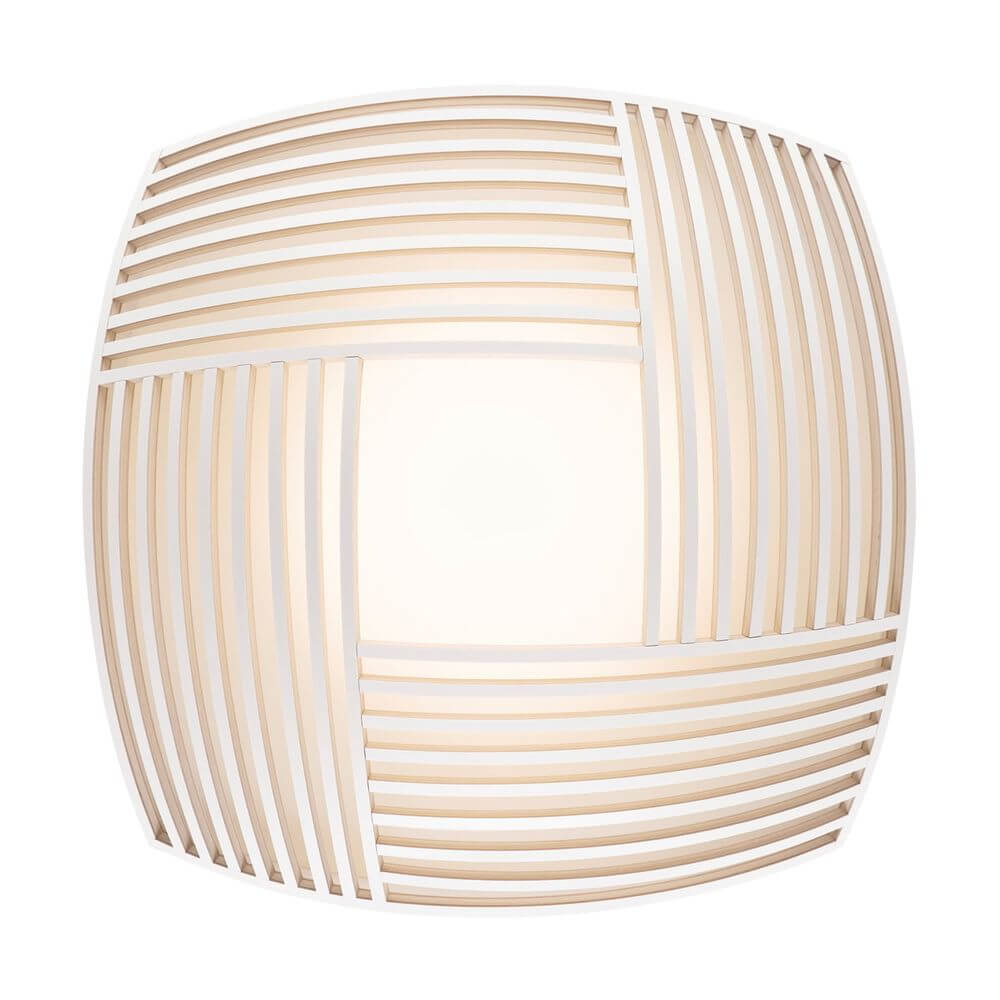 Deckenleuchte Kuulto 9100 aus Holz 52cm in modernem Design mit warmem Licht.
