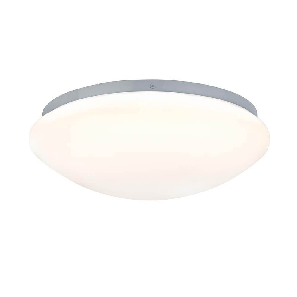 Deckenleuchte LED Leonis rund 9,5W Warmweiß IP44 - moderne Deckenleuchte mit Spritzwasserschutz und Bewegungsmelder.