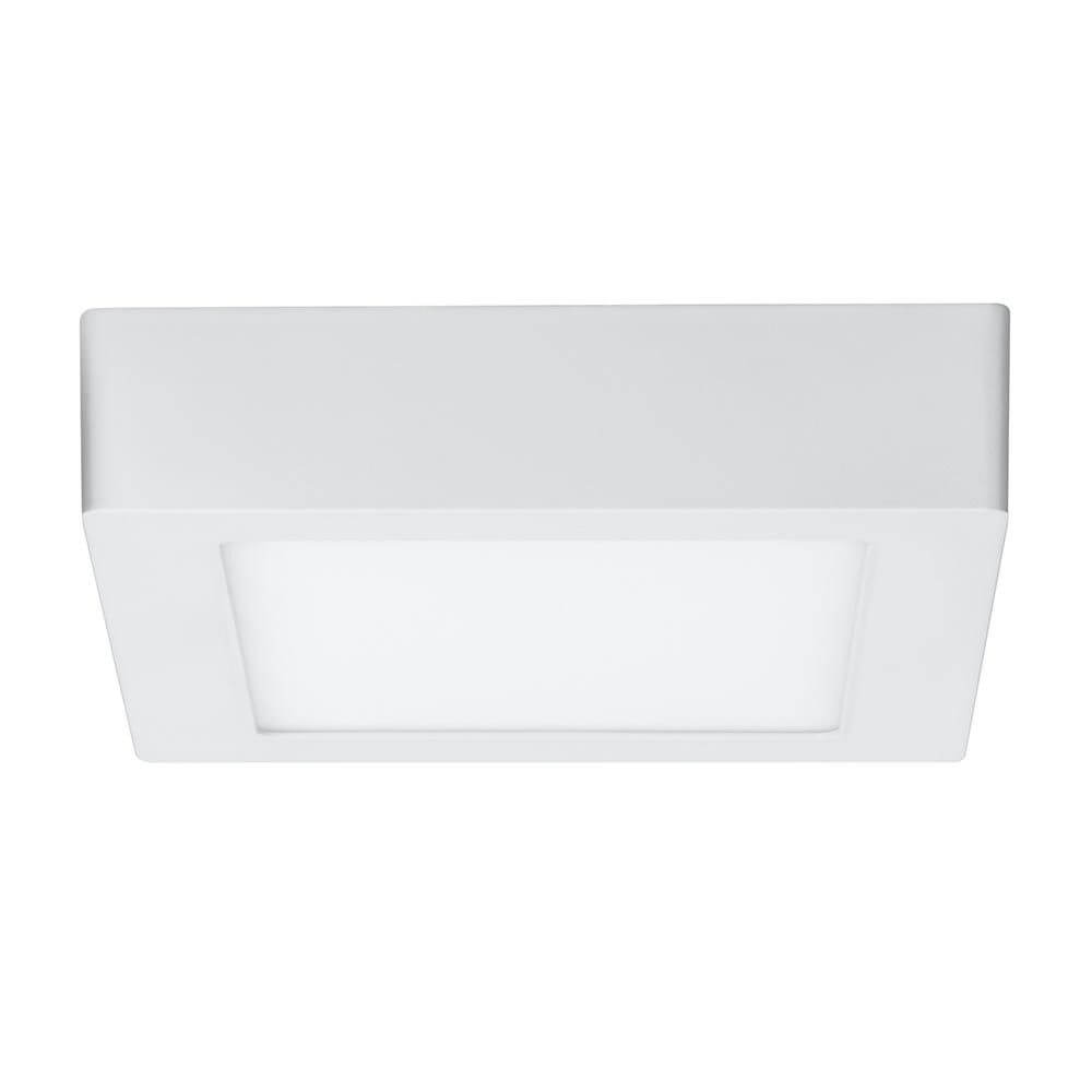 Deckenleuchte Lunar LED Panel 11,1W Weiß Alu mit modernem, flachem Design und gleichmäßiger Lichtverteilung.
