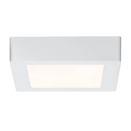 Deckenleuchte Lunar LED Panel 11,1W Weiß Alu mit modernem, flachem Design und gleichmäßiger Lichtverteilung.
