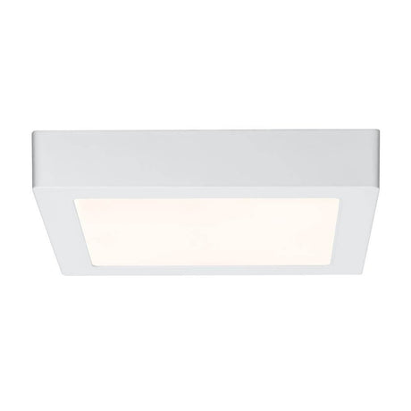 Deckenleuchte Lunar LED Panel 15,4W Weiß Alu in modernem Design, ideal für wohnlich-moderne Räume.