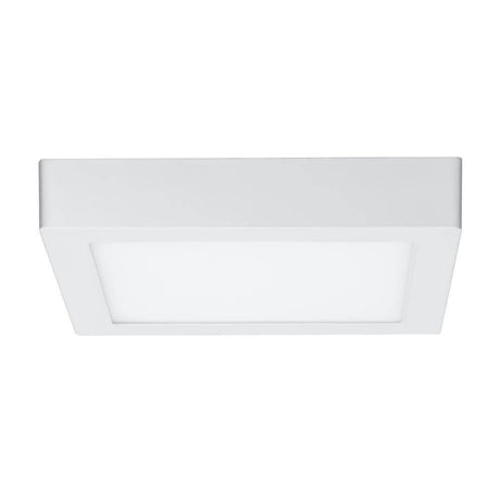 Deckenleuchte Lunar LED Panel 15,4W Weiß Alu mit flachem Aufbau und gleichmäßiger Lichtverteilung.