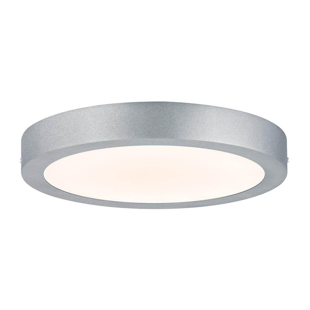Deckenleuchte Lunar LED Panel Ø 30cm 17,2W Alu in modernem Design und flachem Aufbau.