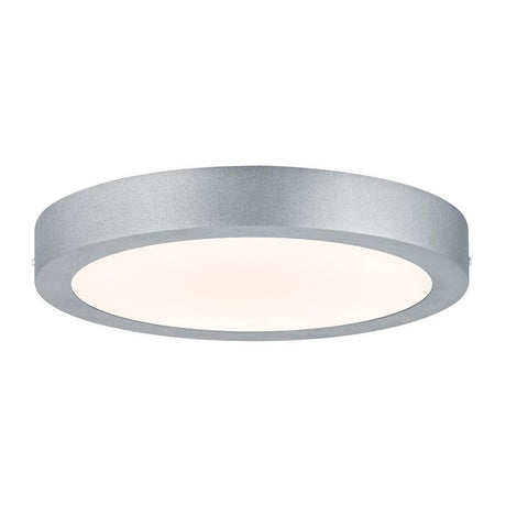 Deckenleuchte Lunar LED Panel Ø 30cm 17,2W Alu in modernem Design und flachem Aufbau.