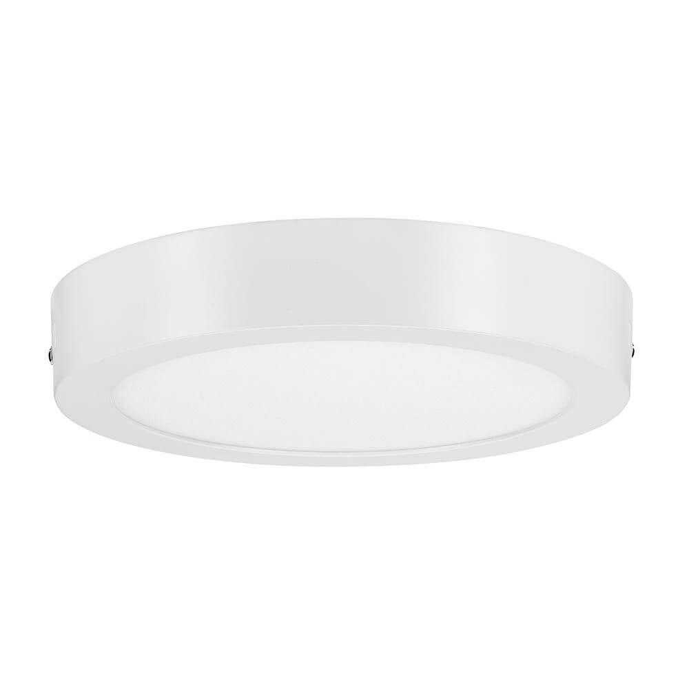 Deckenleuchte Lunar LED Panel 17W Weiß Alu – flache, moderne Deckenleuchte mit gleichmäßiger Lichtverteilung.