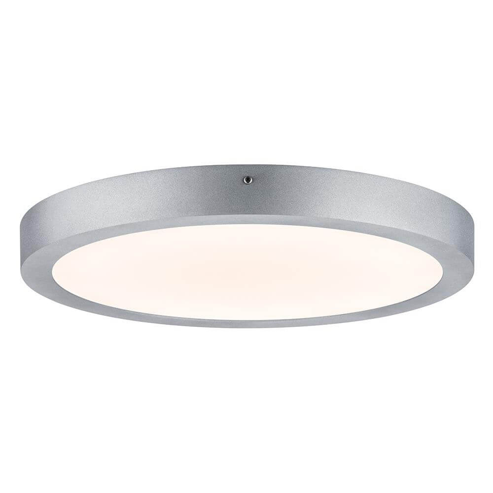 Deckenleuchte Lunar LED Panel 21,8W Alu in modernem, flachem Design mit gleichmäßiger Lichtverteilung.