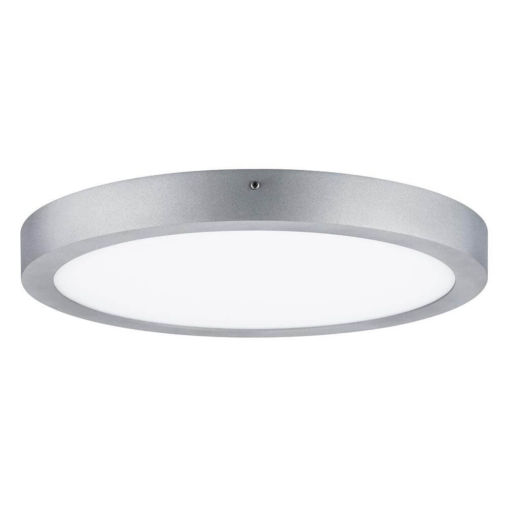 Deckenleuchte Lunar LED Panel 21,8W Alu in modernem Design mit flachem Aufbau und gleichmäßiger Lichtverteilung.
