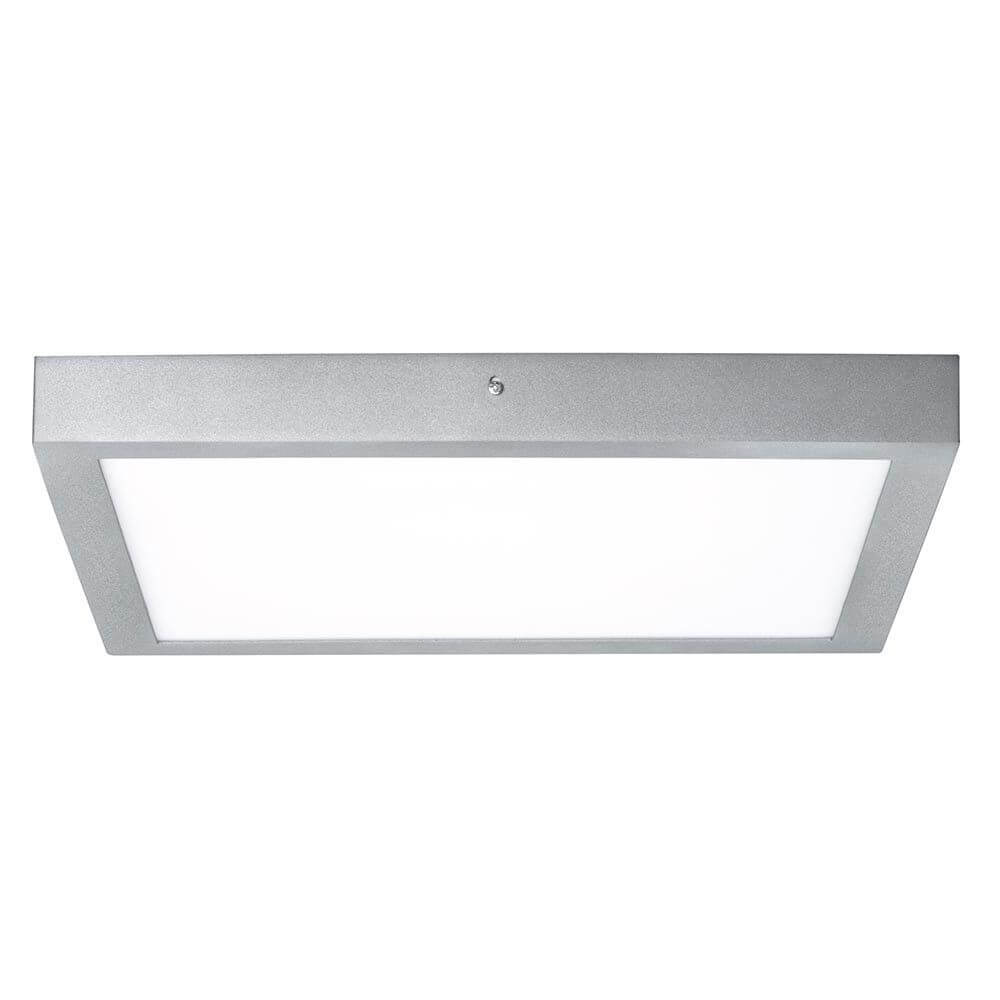 LED Panel 40x40cm Lunar 21,8W Alu in modernem Design mit flachem Aufbau und gleichmäßiger Lichtverteilung.