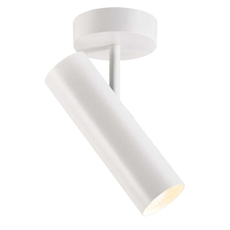 Taklampe MIB i elegant hvitt med justerbart lampehode for takмонtering.