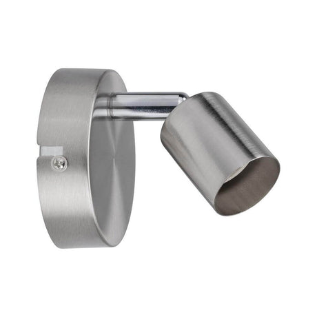Wandstrahler Carolina Chrom, schwenkbares Design, GU10-Sockel, modernes und schlichtes Licht für jeden Raum.