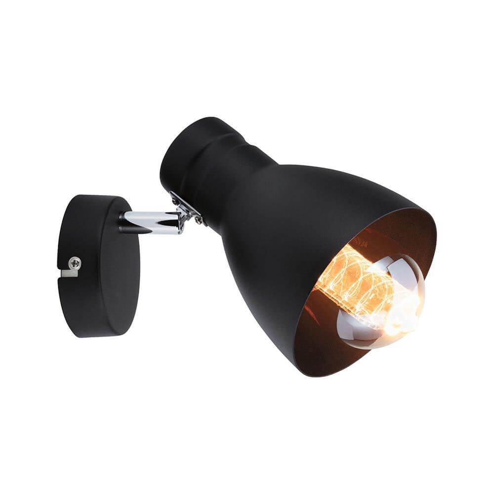 Deckenstrahler Davy Schwarz mit Dimmbar - schwenkbares Design im Industrielook für jede Wohnsituation.