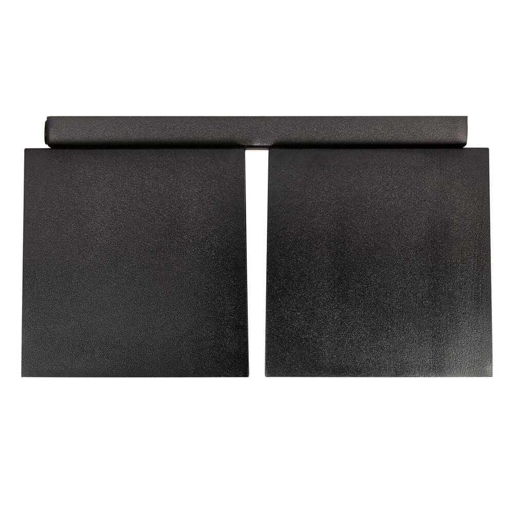 Deckenstrahler Ethan 4-Spot, quadratische Anbauspot-Serie mit schwarzen Reflektoren, angenehmes Licht.