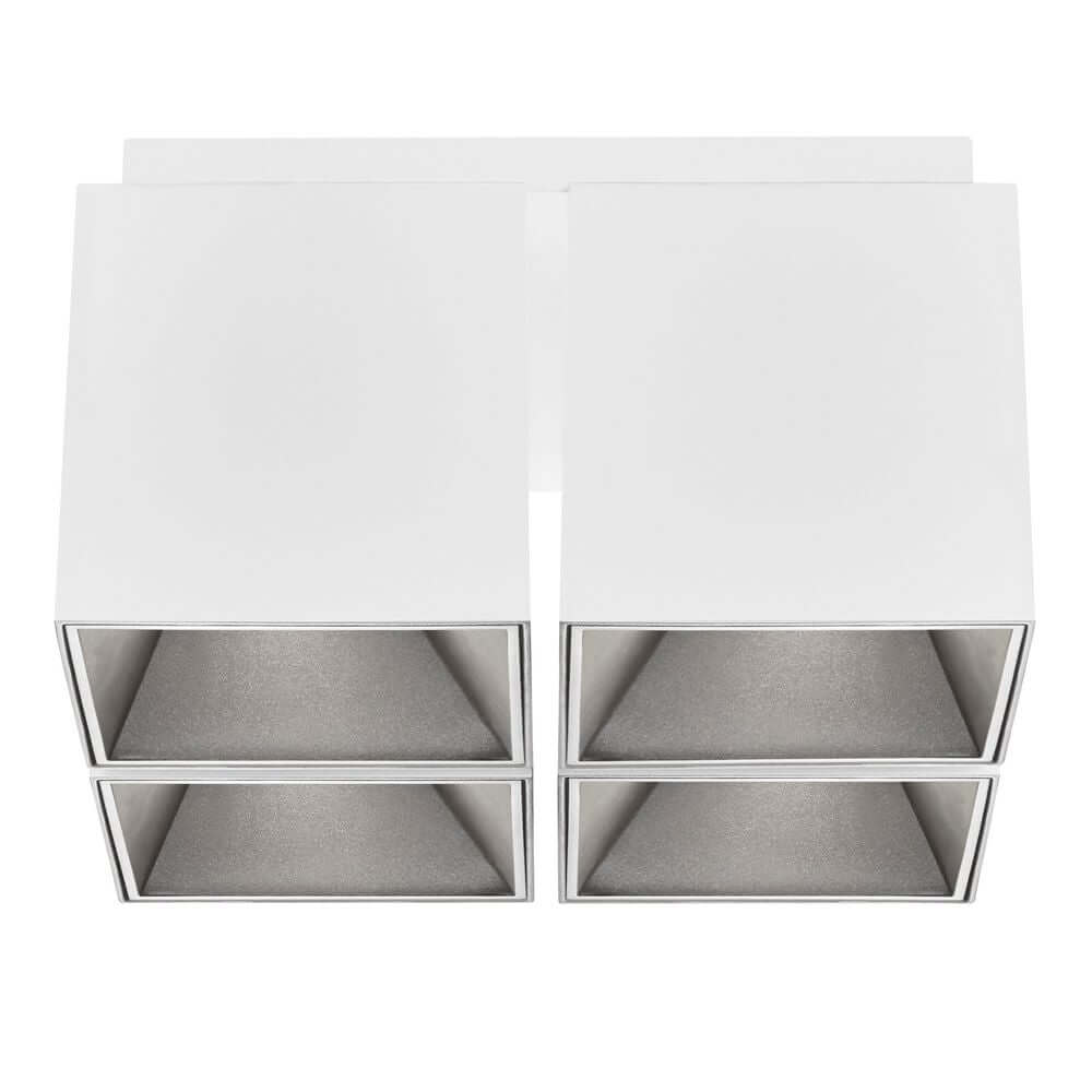 Deckenstrahler Ethan 4-Spot aus hochwertigem Material mit vier Spots für optimale Beleuchtung und modernes Design.