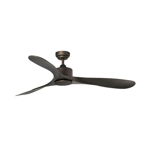 Deckenventilator LUZON Ø 132cm 3 Flügel Braun in braunem Design, ideal für moderne Wohnräume.