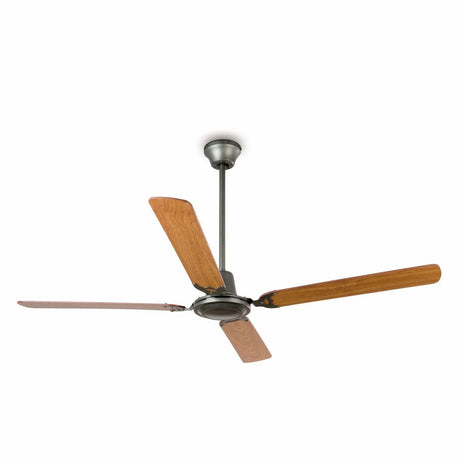 Deckenventilator Malvinas Ø 140cm 4 Flügel Mahagoni-Walnuß in eleganter Ausführung mit Holzflügeln