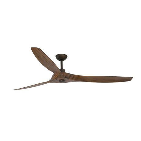 Deckenventilator MOREA Ø 152cm 3 Flügel Braun mit hölzernen Flügeln, schlichter Eleganz für jedes Raumdesign.