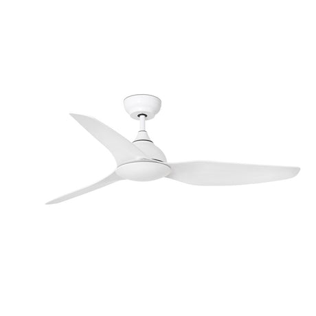 Deckenventilator SIOUX Ø 132cm 3 Flügel IP44 Weiß, eleganter Deckenventilator in Weiß mit drei Flügeln.