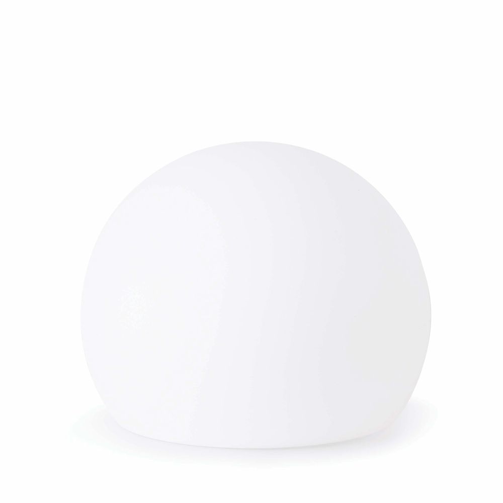 Dekorkule Ø 40 cm BALDA-P IP55 hvit - elegant, hvit dekorasjonskule for innendørs og utendørs bruk.