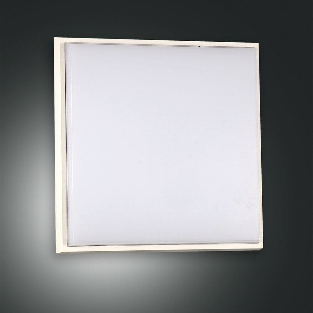 Desdy LED Deckenleuchte IP54 2300lm Weiß in modernem Design mit Polycarbonat Abdeckung und hochwertigem Alugussrahmen.