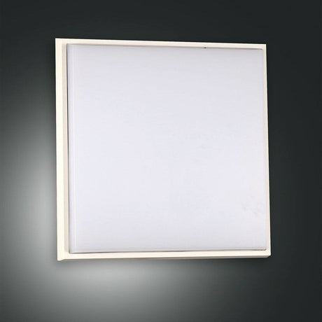 Desdy LED Deckenleuchte IP54 2300lm Weiß in modernem Design mit Polycarbonat Abdeckung und hochwertigem Alugussrahmen.