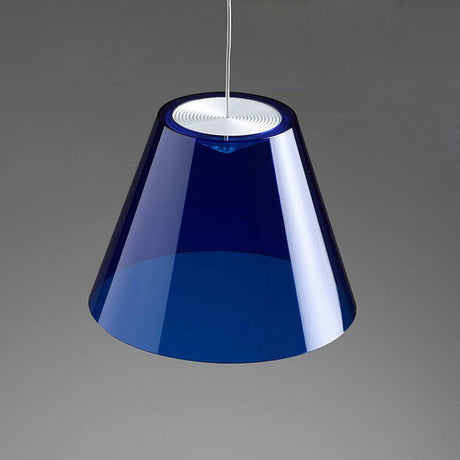Rotaliana Dina LED pendant light Ø 20 cm blue, a modern and stylish hanging lamp in blue with LED lighting.