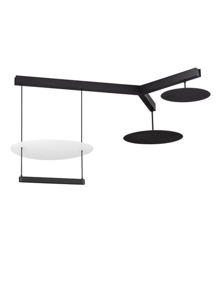 Lampa sufitowa LED Diona 3 światła 3000K czarny, biały