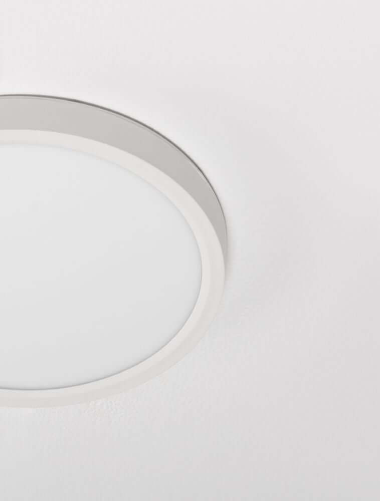 Dixie LED Deckenleuchte Ø 30cm 3000, 6500K, elegante Deckenleuchte in Schwarz mit modernem Lichtdesign.