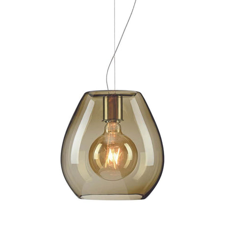 Szklana lampa wisząca bagan