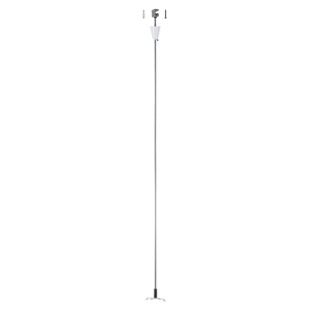Drahtseilabhängung-Set für S-Track 3-Phasenschiene Weiß 100cm in weißer Ausführung, ideal für moderne Beleuchtung.