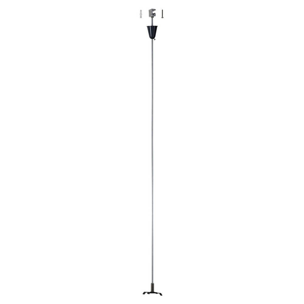 Drahtseilabhängung-Set für S-Track 3-Phasenschiene Schwarz 100cm - starre Pendelabhängung für Hochvolt-System.