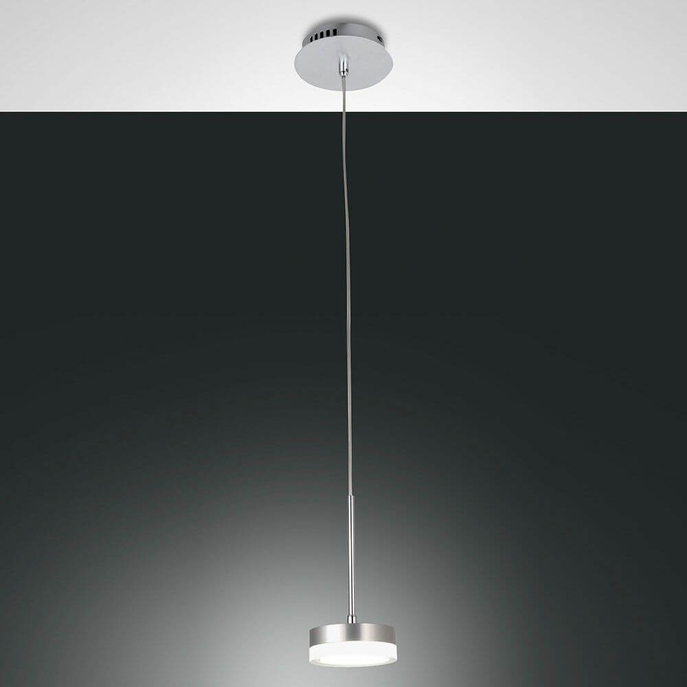 Dunk LED Pendelleuchte längenjustierbar 700lm Alu-Gebürstet, minimalistische Design mit toller Lichtverteilung.
