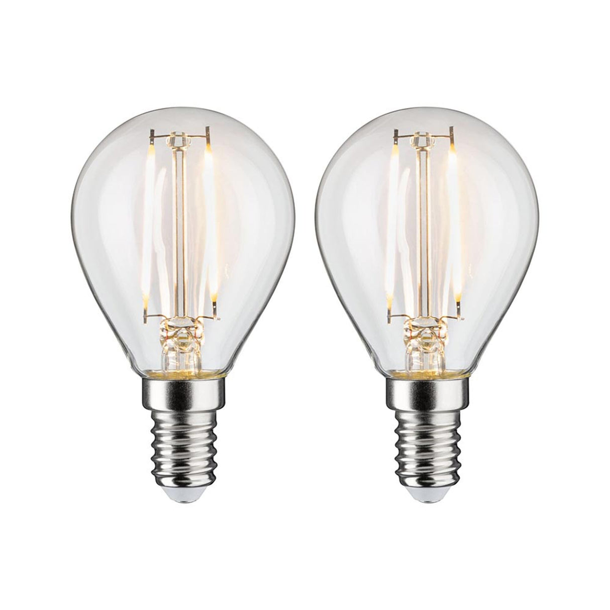 E14 2,7W LED Tropfen 2700K Filament Klar