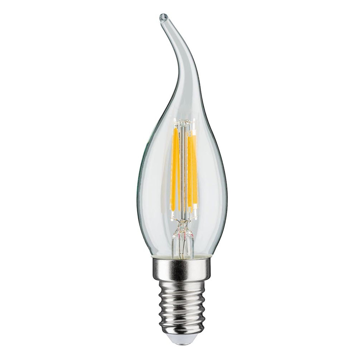 E14 4,8W LED Kerze Filament 2700K Dimmbar Klar