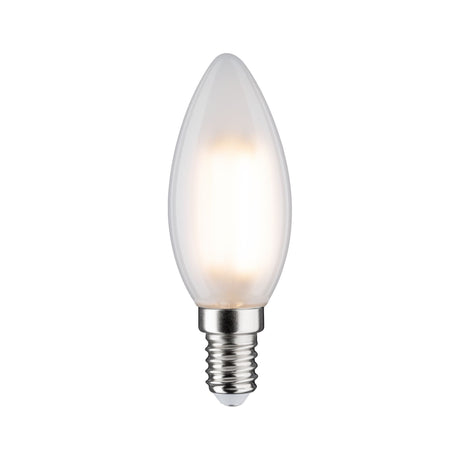 E14 LED Kerze Matt 6,5W 2700K, warmweiße Filament-Kerzenlampe für Lüster, Wand- und Deckenleuchten