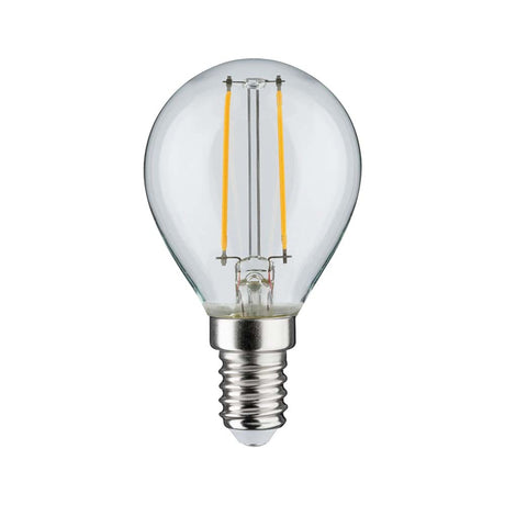 E14 LED Tropfen 2,5W 3-Stufen Dimmbar, klare LED-Lampe mit rundum Raumlicht und 15.000 h Lebensdauer