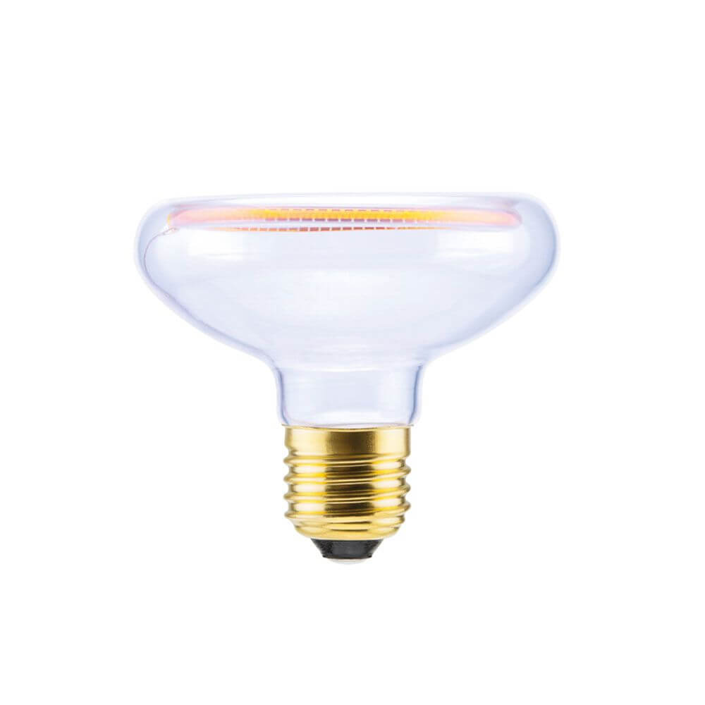 E14 & E27 LED Floating Reflektor Extra Warmweiß 1900K Dimmbar in klarem Design.