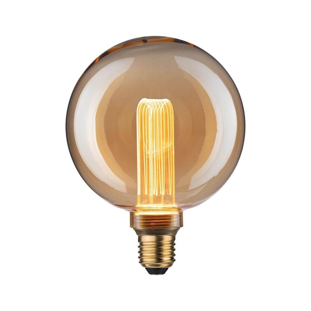 E27 3,5W LED Globe von Goldlicht, warmes Licht 1800K mit dekorativem Innenkolben und Lasergravur.