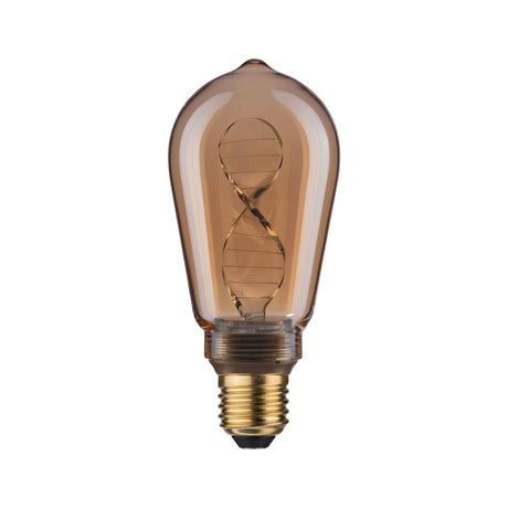 E27 3,5W LED kolba Helix 1800K Gold