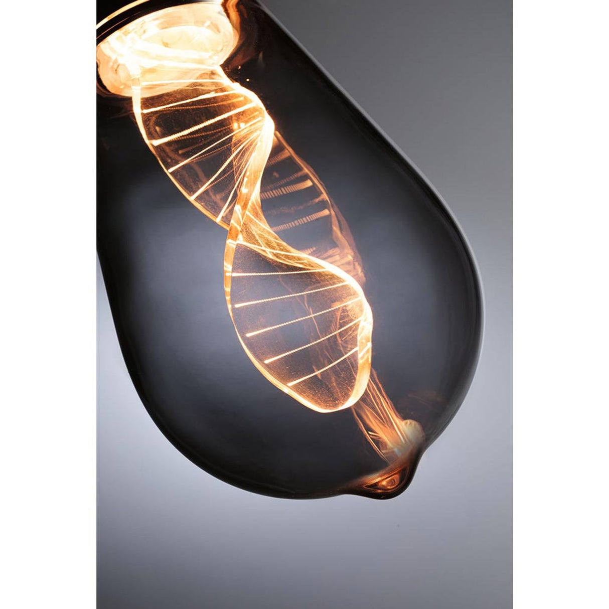 E27 3,5W LED Kolben Helix Rauchglas 1800K