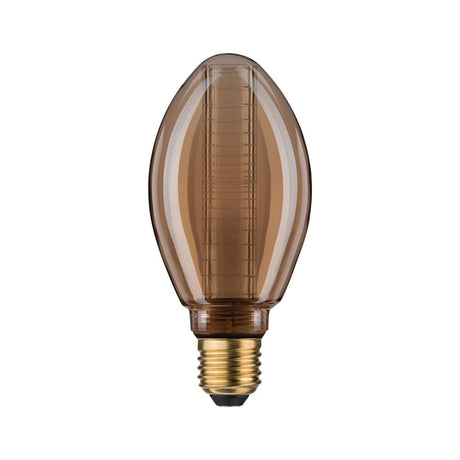 E27 3.6W LED bulb ring pattern 1800K dimmable, gold