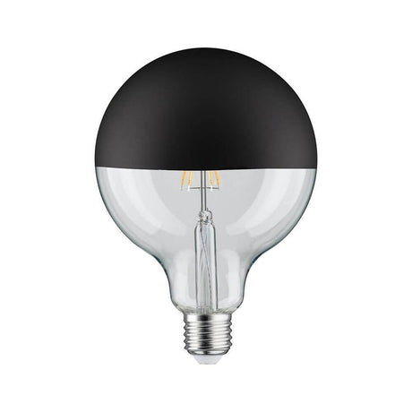 E27 6.5W LED cabeza espejo negro mate Regulable 2700K