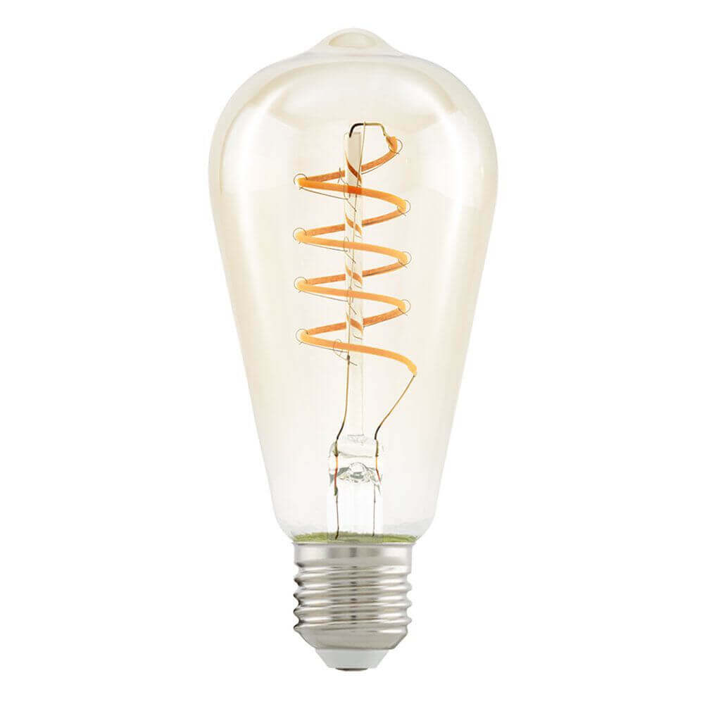 E27 LED Spirale Extra Warmweiß 2200K 260lm 4W Glühbirne mit spiralförmigen Glühfäden