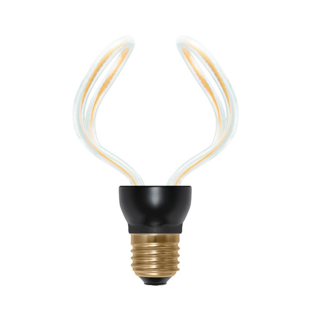 E27 LED Retro Art Line Extra Warmweiß 1900K Dimmbar - edle, dimmbare Lampe mit kunstvollem Design.
