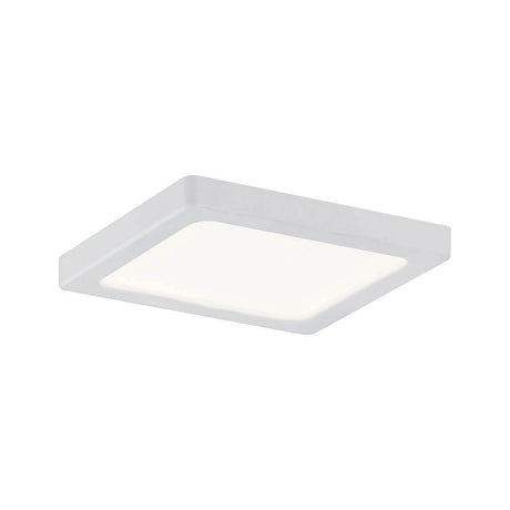 EBL Set Panel Areo carré IP23 LED 1x5W 3000K 80x80mm Blanc en blanc mat avec design carré.