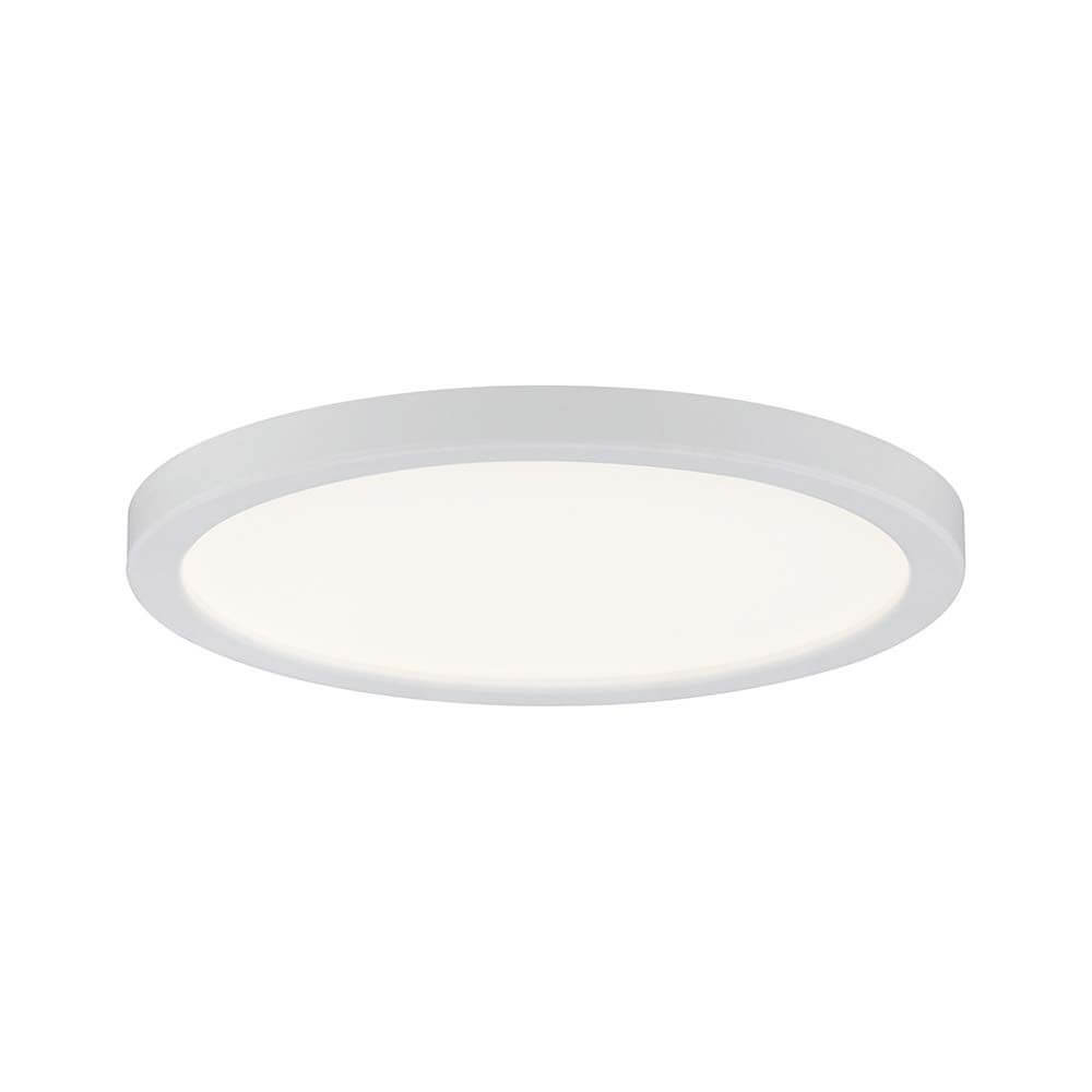 EBL Set Panel Areo rund IP23 LED 1x8W 3000K 120mm Weiß - rundes, schlankes LED-Panel mit mattem Weiß-Rand